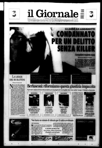 Il giornale del lunedi